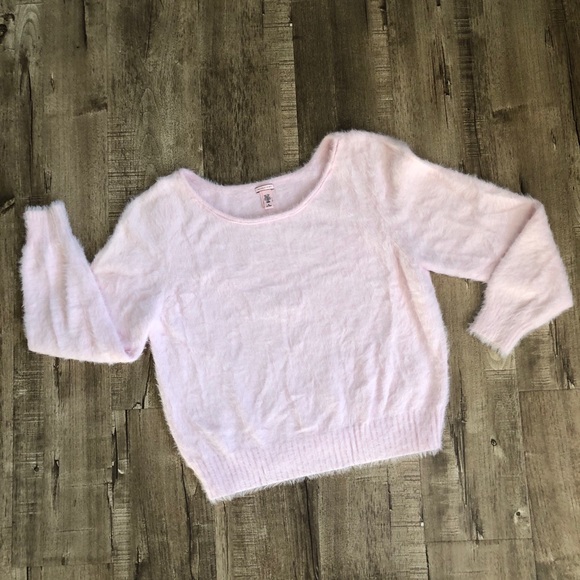 fuzzy sweater victoria secret